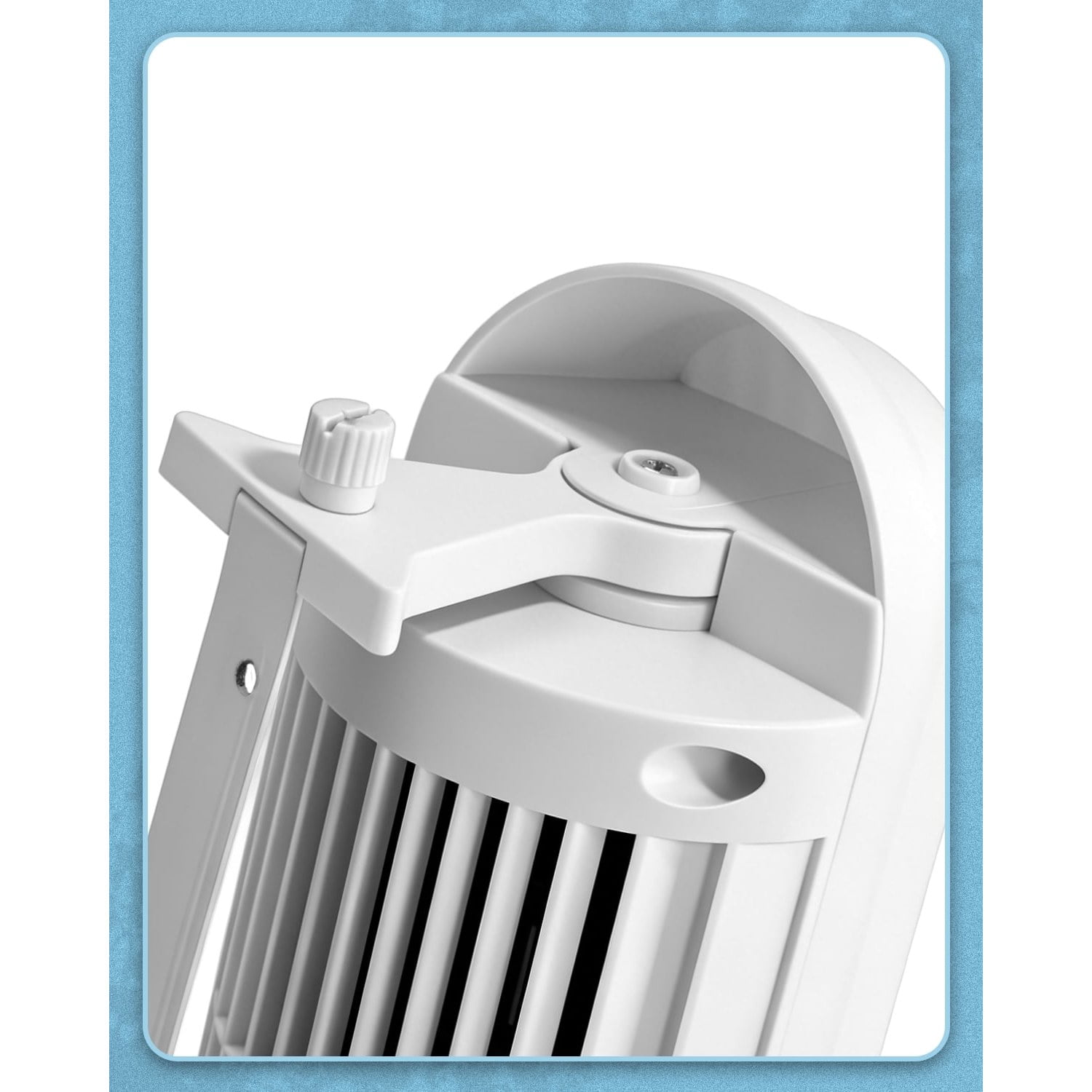 Tower Fan, 110V, 25W, 16 Inch Mini Column Tower Fan, Touch Control with Remote, Plastic Body, Copper Motor, White, 3 Speed, Oscillating, 9-Hour Timer, Floor & Wall Mount for Home Use