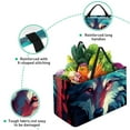 thumbnail image 3 of Wolf Large Capacity Reinforced Oxford Cloth Storage Bin - Reusable, Foldable Picnic Baskets, Decorative Box, and Tote Bag, 3 of 7