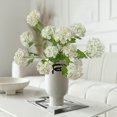 thumbnail image 4 of Bola de nieve artificial, flor de viburnum, YalZoneMet, 4 unidades, 4 of 5