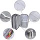 thumbnail image 3 of Large pencil case, gray. Perfect for school, office, or art supplies storage., 3 of 5