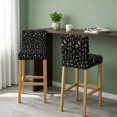 thumbnail image 2 of Spring Wildflowers Bar Stool Covers - Stretch Dining Chair Covers Set of 4, Farmhouse Botanical Garden Floral Bar Chair Cover Removable Counter Stool Pub Chairs Slipcovers Protectors for Kitchen/Cafe, 2 of 9