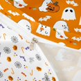 thumbnail image 4 of Homewish Fall Halloween Ghost Duvet Cover Queen,Pumpkin Bat Banner Print Queen Bedding,Halloween Reversible,3-Piece,1 Duvet Cover and 2 Pillowcases, 4 of 6