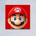 thumbnail image 3 of Cuadro Decorativo Mario Bros Mario Cara Canvas Listo Para Colgar 28x41cm Jungle Art Impresion Tela Arte, 3 of 6