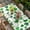 Green, variant on St Patricks Day Table Cloths for 6 Foot Rectangle Tables, Green Shamrock Spring Watercolor Lucky Leaf Patio Waterproof Elastic Fitted Tablecloths, Washable Rectangular Table Cover for Camping