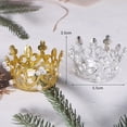 thumbnail image 6 of 1PC Mini Crown Cake Topper Crystal Pearl Tiara Children Hair Ornaments, 6 of 9