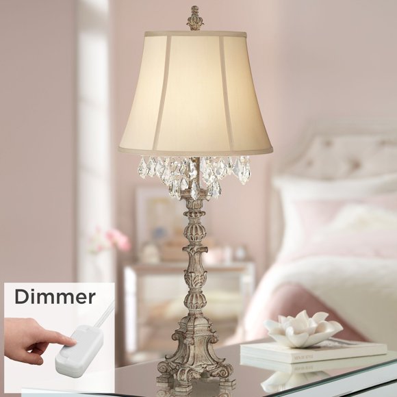 White Candlestick Lamps