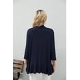 thumbnail image 2 of HOWCOME Lightweight Open Front 3/4 Sleeve Womens Cardigan Sweaters, 2 of 5
