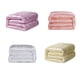 thumbnail image 3 of Cateissary Edredón de seda de alta calidad, edredones de Color sólido, transpirable, cálido, manta ligera, doble tamaño doble, invierno Juegos de cama Rosado, 3 of 6
