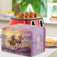 thumbnail image 3 of HELLHERO Horse Print Toaster Cover 4 Slice, Dustproof Toaster Protector with Adjustable Drawstring, Anti Scratches Microwave Oven Cover Easy to Clean, 3 of 8