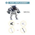 MOC building blocks compatible with Lego tactical fighter armor toys