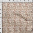 thumbnail image 3 of oneOone Silk Tabby Dusty Rose Fabric Snake Animal Skin Quilting Supplies Print Sewing Fabric By The Yard 42 Inch Wide, 3 of 4