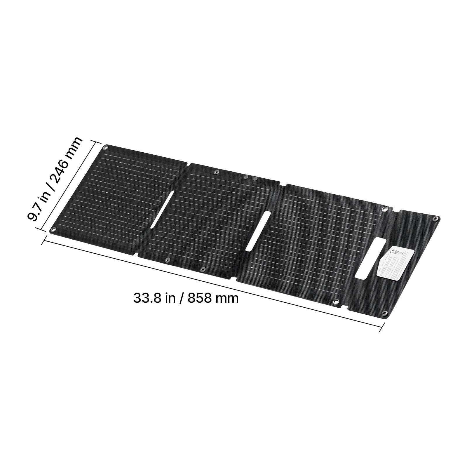 KFFKFF 30W Foldable Solar Panel Charger, High-Efficiency N-Type Monocrystalline Design, Lightweight and Portable with USB-A, QC3.0, and Type-C Ports for Outdoor Activities and Device Charging