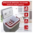 25l Car Fridge Low Noise Portable Auto Fridge Freezer Cooling Box Food Fruit Sto