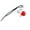Red black rope 3, variant on Baseball Themed Key Accessory with Engravable Bat and PU Glove Creative Handmade keychain Gift for Sports Enthusiasts