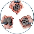 thumbnail image 4 of Black Fire Rock | 1/2"-1" Rounded Pebbles for Fire Pits & Fireplaces | 10 Pounds, 4 of 7