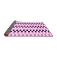 thumbnail image 2 of Ahgly Company Indoor Round Solid Pink Modern Area Rugs, 3' Round, 2 of 4