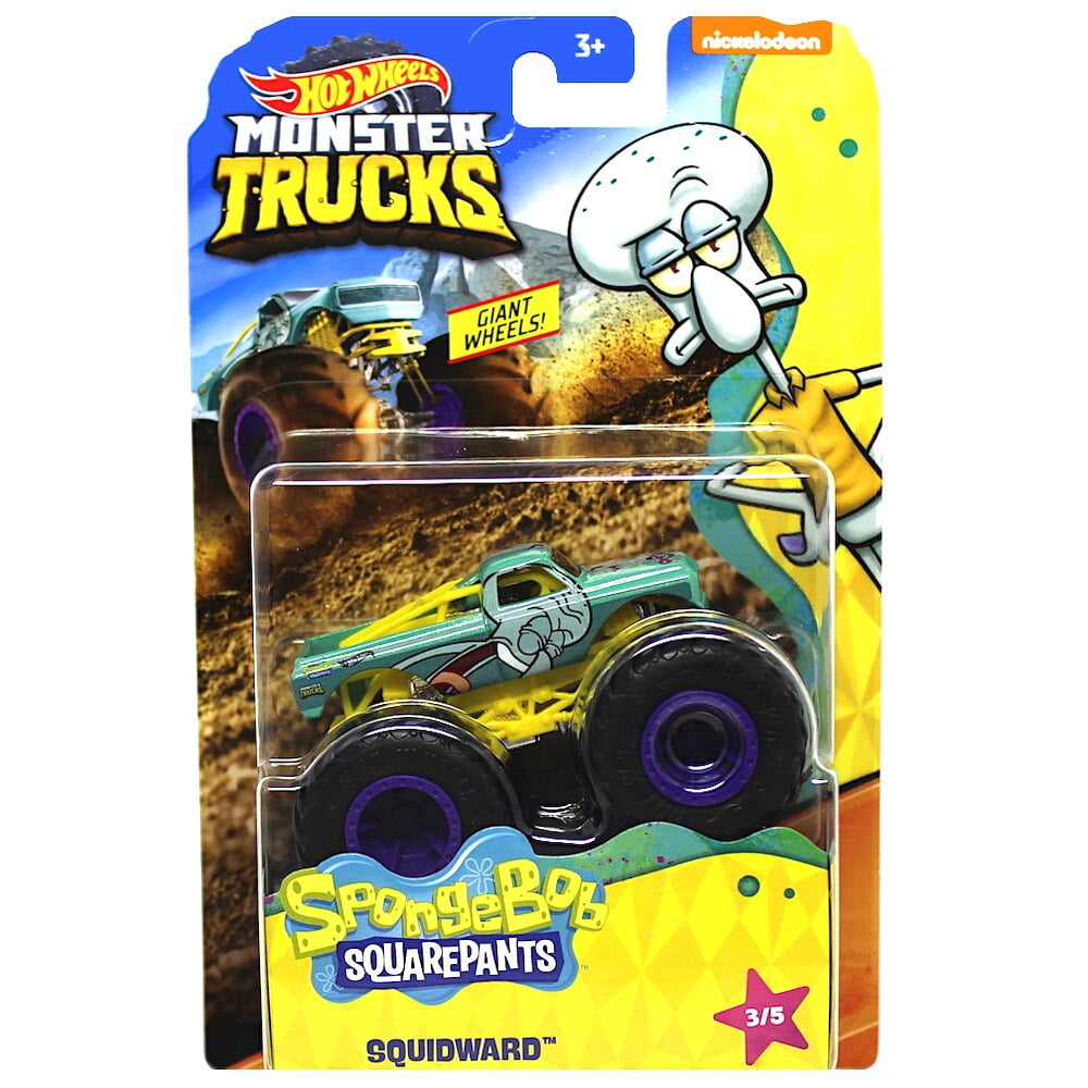 hot wheels monster trucks spongebob