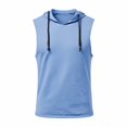 thumbnail image 3 of DagobertNiko Men's Hooded Tank Top Sleeveless Shirts Hoodies Lightweight Casual Gym Workout Shirts Cooling Muscle Tee Shirt, 3 of 5