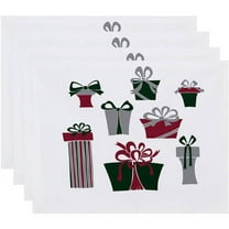 Holiday Essence Present Time Geometric Print Placemat