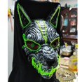 thumbnail image 6 of Xinhuaya Halloween LED Streamer Full Face Mask Men And Women Party Wolf Head Ghost Face Clown Horror Glow Mask, 6 of 6