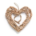 thumbnail image 3 of Adorno de madera en forma de corazón Adorno colgante de corazón de madera Decoración colgante S, 3 of 8