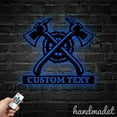 thumbnail image 3 of Handmadetneonsign Axe Throwing Metal Wall Art Light, Axe Throwing Metal Sign Wall Decor, Axe Metal Decor, 3 of 5
