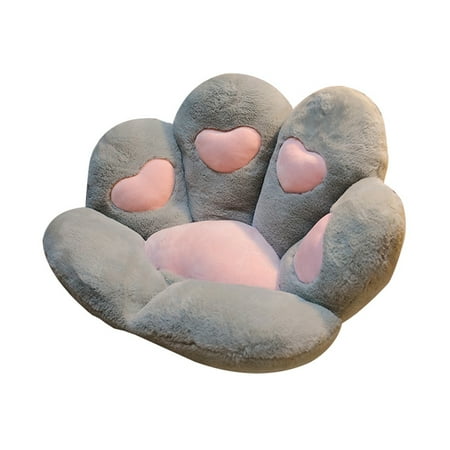 

Bear Paw Chair Cushion Plush Seat Pad Office Cozy Seat Pillow Relieves Back Pain Relief Cushions