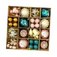 thumbnail image 3 of Juego de 64 Piezas de Adornos Navideños, Adornos para El de Navidad, Artículos para Fiestas, Manualidades, Decoración de Mesa DIY, Brillantes Ad Estilo A, 3 of 7