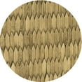 thumbnail image 1 of Ahgly Company Tapis d'Intérieur Lavable en Machine Carré Jaune Transitionnel, 3 Pieds Carré, 1 of 7