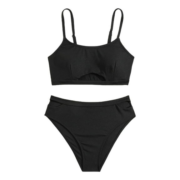 Teen Girl Swimsuit 2 Piece Bikini Set Bathing Suit Cute Print Cute Swimwear Bathing Suits Big Girls