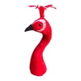 thumbnail image 2 of jifeng Mannequin Paon Tête Décorative Fête Élégante Simulation Tête d'Animal Modèle Rouge 23 cm, 2 of 9
