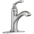 thumbnail image 1 of Hilliard Robinet de Lavabo à Poignée Unique - Nickel Brossé Résistant aux Taches, 1 of 2