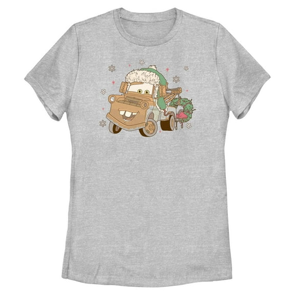 Womens Cars Mater Cozy Christmas T Shirt