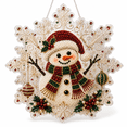 thumbnail image 2 of Christmas Pearl Diamond Painting Suncatcher Kit, DIY Pearl Craft Ornament with Snowflake Lace Edge, 8 and 12 Inch Holiday Diamond Art Hanging Decor Gift, 2 of 6