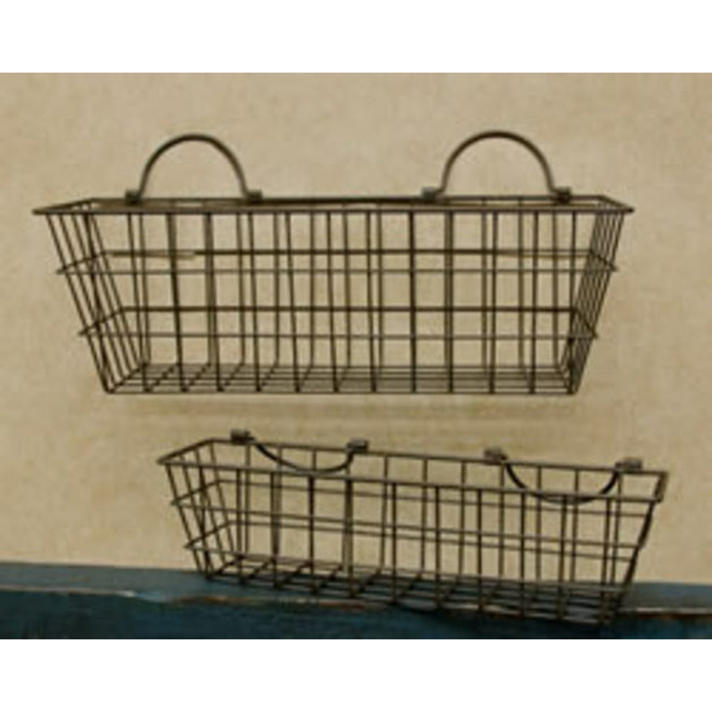 Small Long Wall Basket Set