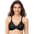 thumbnail image 1 of Bali Womens Passion for Comfort Back Smoothing Underwire Bra, 44DDD, Black, 1 of 1