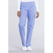 Cherokee Workwear Professionals Women's Scrubs Pant Mid Rise Straight Leg Pull-On Cargo WW170