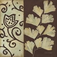 thumbnail image 2 of Marrott, Stephanie 26x26 Gold Ornate Wood Framed with Double Matting Museum Art Print Titled - Brown Leaf III, 2 of 4