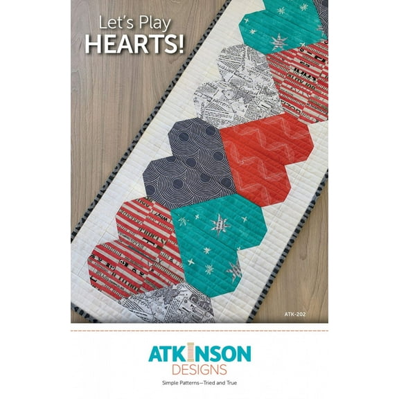 Atkinson Designs Let's Play Hearts Pattern
