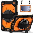 thumbnail image 6 of Case for Samsung Galaxy Tab A11 8.7" 2025 SM-X133 / SM-X135, Rugged Shockproof Case with Crossbody Strap [360° Rotating Hand Strap] & Adjustable Stand, R, 6 of 7
