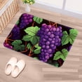 thumbnail image 5 of Grape Polyester Non-Slip Machine Washable Door Mat - Ideal for Floor Rugs, Chair Mats, Chair Mat, 5 of 6