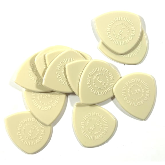 Dunlop Flow Nylon Guitar Picks 1.25mm Extra Heavy 12 Pack