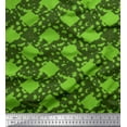 thumbnail image 1 of Soimoi Polyester Crepe Fabric Check & Animal Skin Printed Craft Fabric by The Yard 52 Inch Wide, 1 of 1