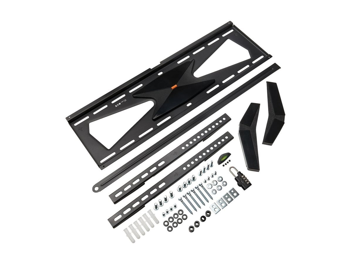 Heavy-Duty Fixed Security Wall Mount for 37" to 80" TVs and Monitors, Flat or Curved Screens, UL Certified
