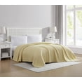 thumbnail image 4 of Lightweight 100% Cotton Waffle Weave Blanket Twin Size Ivory Soft Cozy Bedding, 4 of 6
