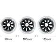thumbnail image 3 of EcoNesxp Roues de Remplacement pour Patins en Ligne 100mm, 3 of 5