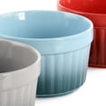 thumbnail image 5 of Crockpot Thornburg 6 Piece 12 Ounce Round Stoneware Ramekin Set in Assorted Colors, 5 of 6