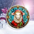 thumbnail image 4 of Hermosos letreros navideños de resina con temática navideña con imágenes elegantes y decoraciones festivas que son ideales para agregar calidez y alegría a su estilo de decoración navideña. Akmoler, 4 of 8