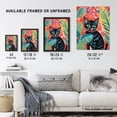 thumbnail image 4 of Henri Matisse Style Black Cat In The Jungle Acrylic Painting Unframed Wall Art Print Poster Home Decor Premium, 4 of 5