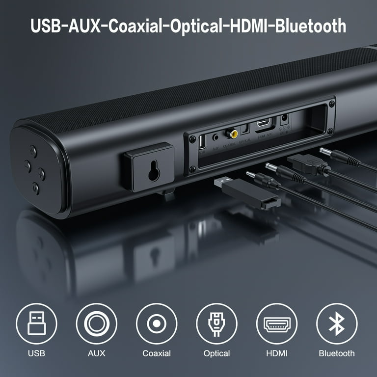 Hdmi Output Lg Sound Bar Aux Input Aux Input Connecting Speakers